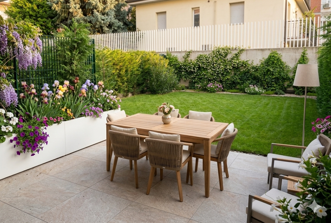 Große Zweizimmerwohnung mit bezauberndem Garten – Bozen Quirein